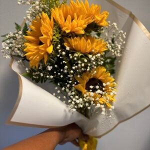 SonFlowers With Baby's Breath