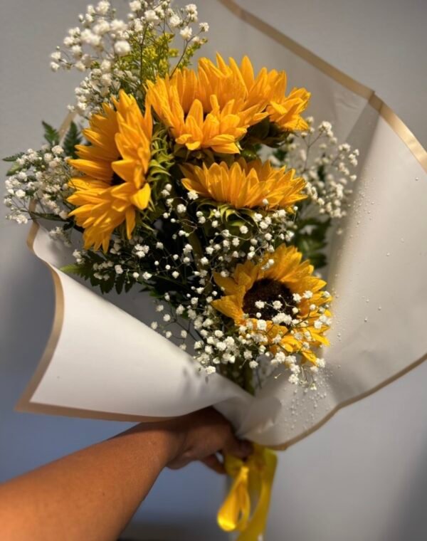 SonFlowers With Baby's Breath