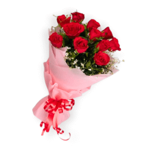 Radiant Red – Women's Day Rose Elegance